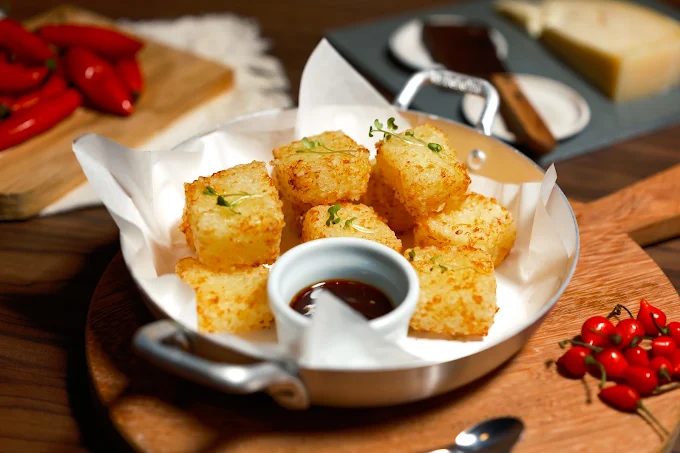 Cozinha da casa: dadinho de tapioca